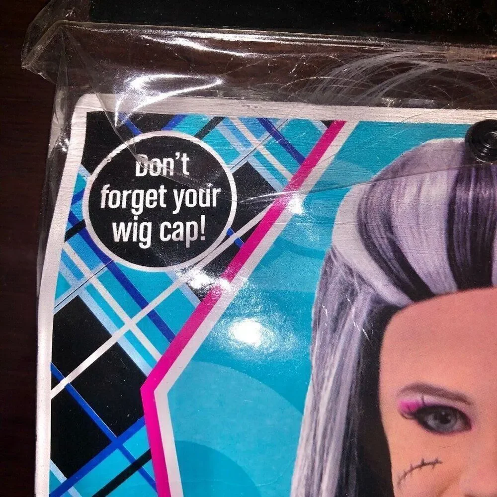 Monster High Frankie Stein Child Halloween Wig Halloween Party Costume USA